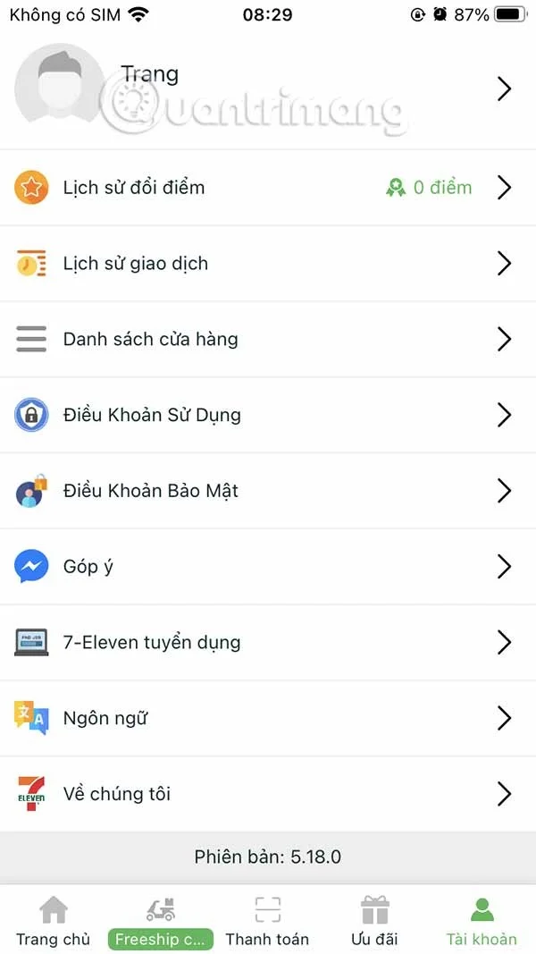 7-Eleven'da alışveriş talimatları