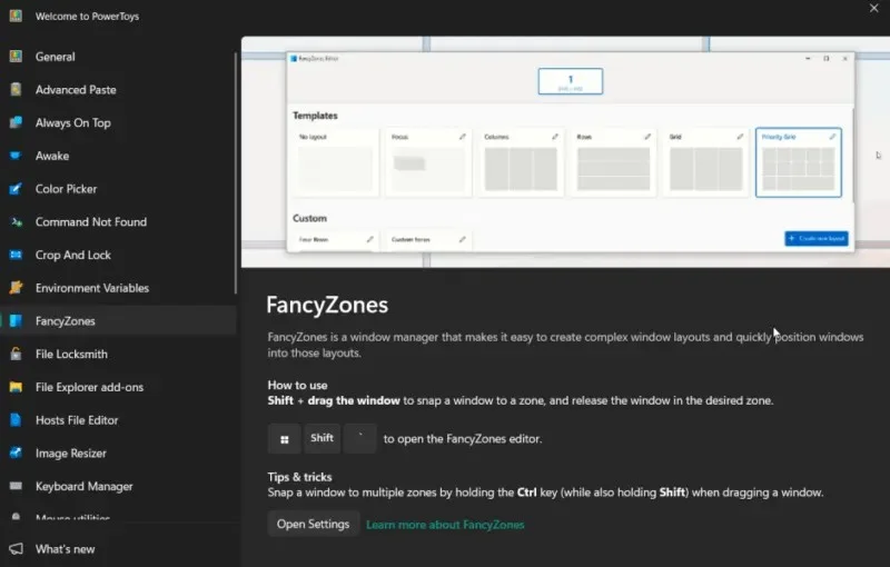 Como configurar o monitor duplo perfeito no Windows com o FancyZones