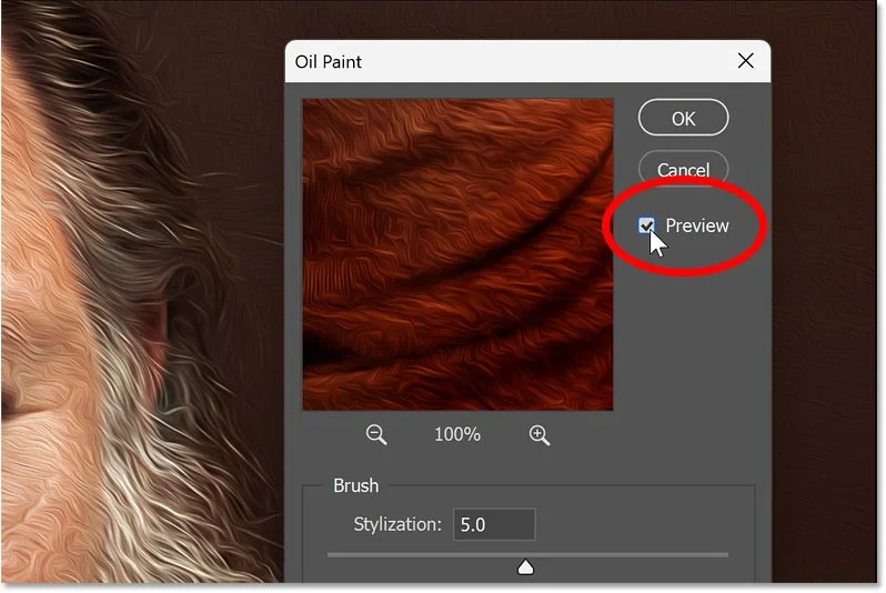 Hoe je het olieverffilter in Photoshop gebruikt om een ​​foto in een schilderij te veranderen