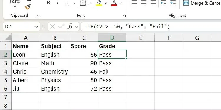 Diferencia entre las funciones SI y Cambiar en Excel