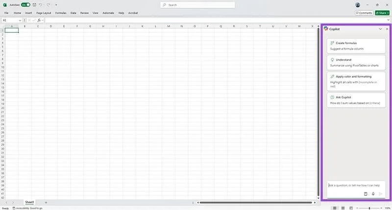 Excel'de Copilot nasıl kullanılır