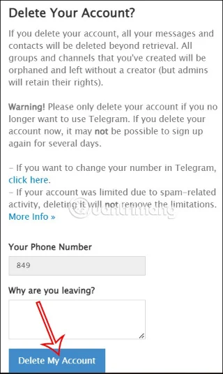 Gedetailleerde instructies voor het verwijderen van een Telegram-account