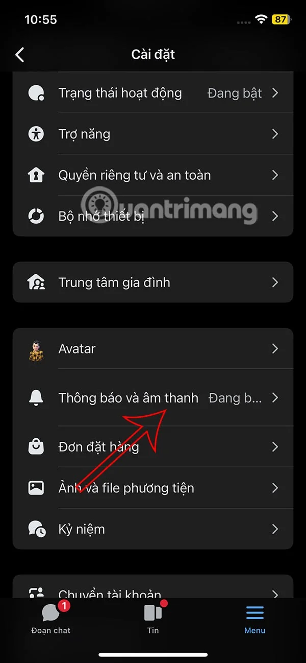 Instructies om uitnodigingen voor deelname aan Messenger-kanalen te blokkeren