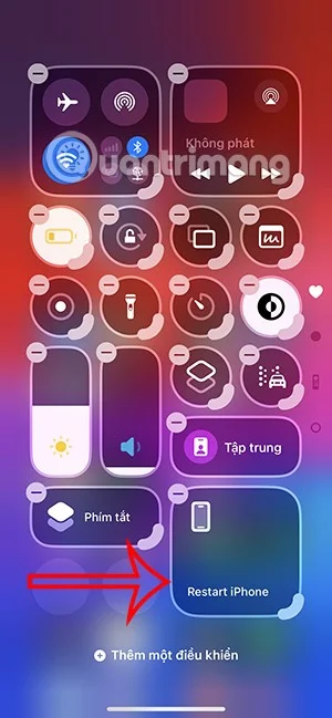 Cum să creați o comandă rapidă Reporniți iPhone în Centrul de control