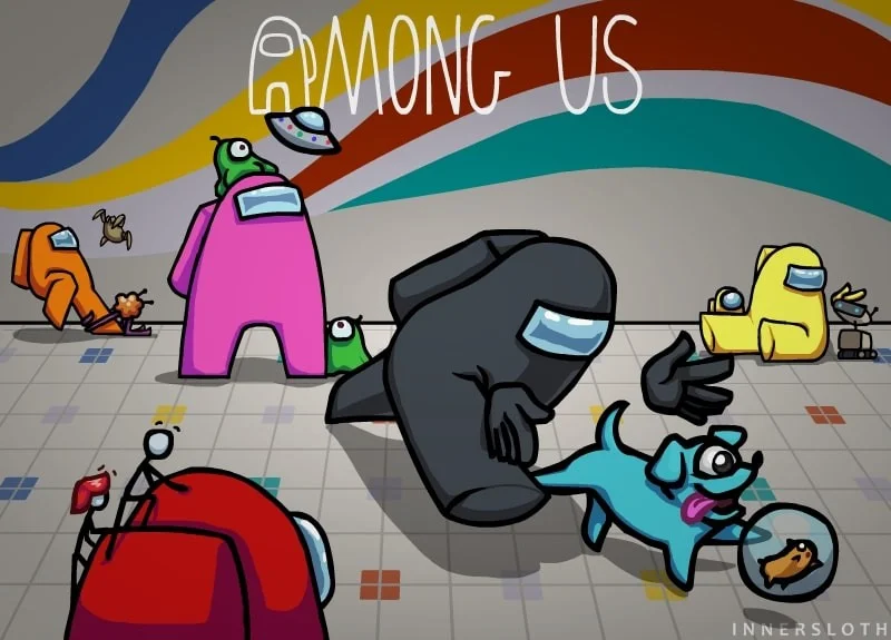 Descarga fondos de pantalla de Among Us para teléfonos y computadoras
