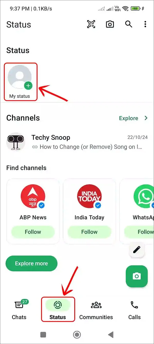 Hoe voeg je muziek toe aan je WhatsApp-status?
