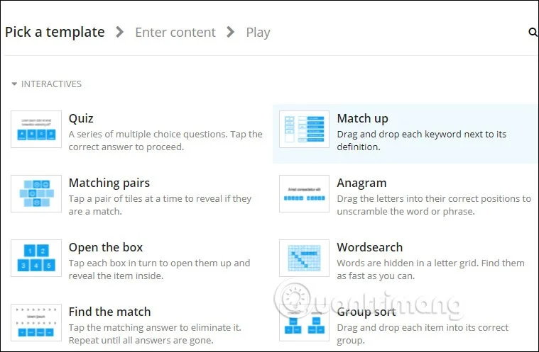 Cómo crear ejercicios y juegos en WORDWALL