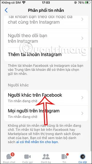 Hoe je geen berichten van vreemden ontvangt op Messenger