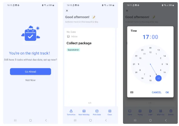 Arahan terperinci tentang cara menjadualkan tugas dalam TickTick