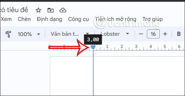 Marges uitlijnen in Google Docs