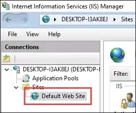 Een website installeren en instellen in IIS op Windows 10