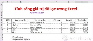 Función SUBTOTAL: Calcula el valor total de una lista filtrada en Excel