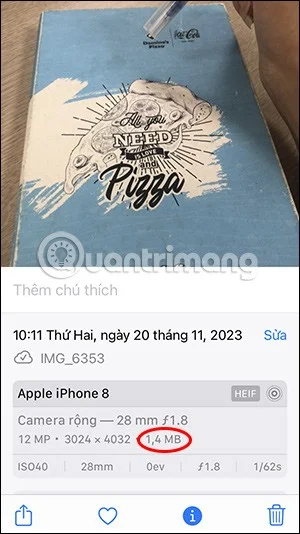 iPhone에서 사진 및 파일 크기를 보는 방법