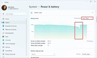 How to check which apps use a lot of battery on Windows 11