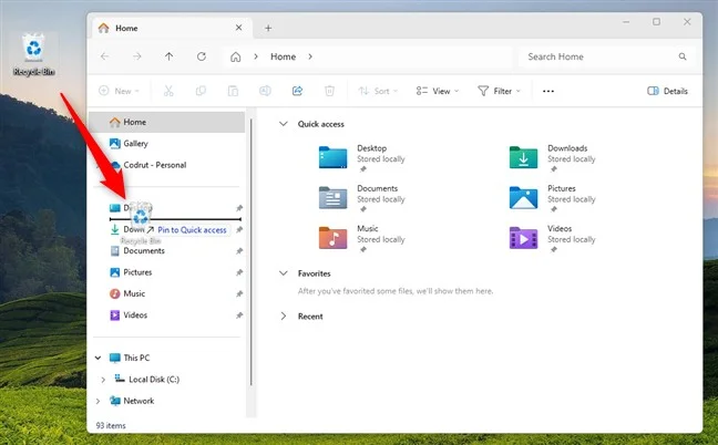 How to Add Recycle Bin to File Explorer