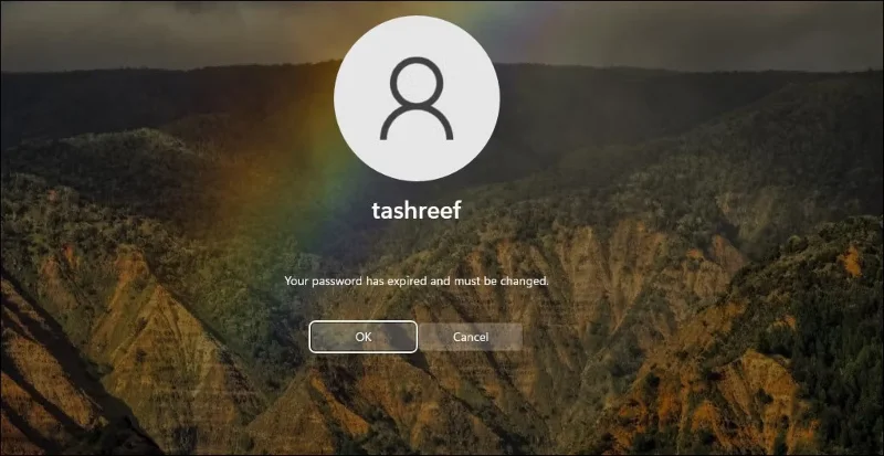 How to log in and turn off password expiration reminder
