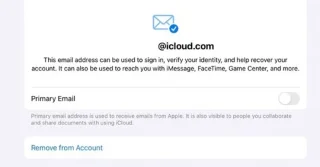 ICloudのメールアドレスを変更できるようになりました