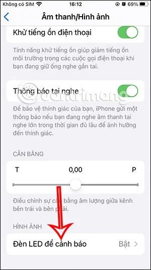 아이폰에 알림이 있을 때 플래시 켜고 끄는 방법