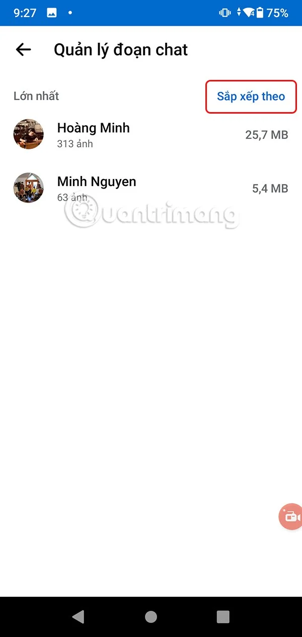 Messenger'da sohbet verilerini silme talimatları