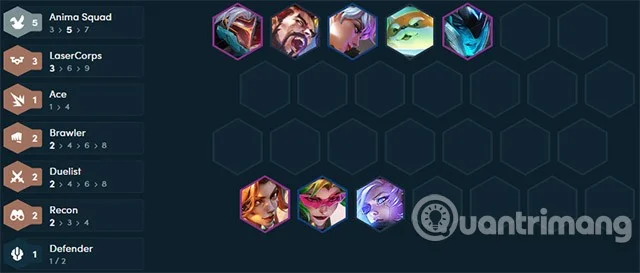 Bouw Super Beast DTCL seizoen 8, Super Beast-team seizoen 8 DTCL