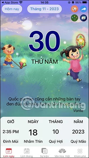 So zeigen Sie den Mondkalender einfach auf dem iPhone-Sperrbildschirm an