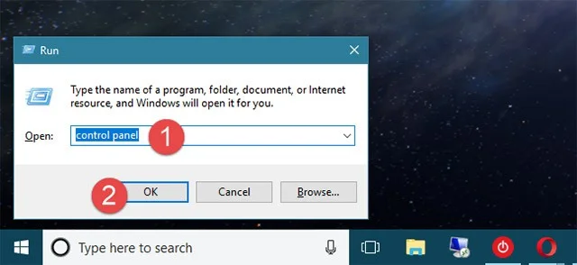 วิธีเปิดแผงควบคุมบน Windows 10, 8.1, 7