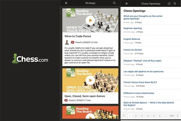 Top schaakles-apps voor mobiel