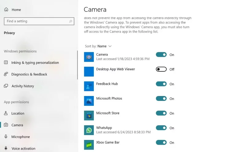 Ringkasan cara untuk membetulkan ralat kamera web komputer riba