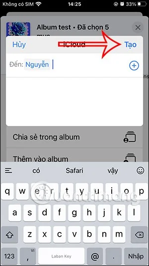 iPhone에서 사진 앨범을 공유하는 방법