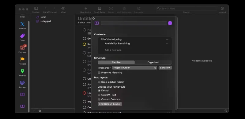 Learn about the OmniFocus task management tool