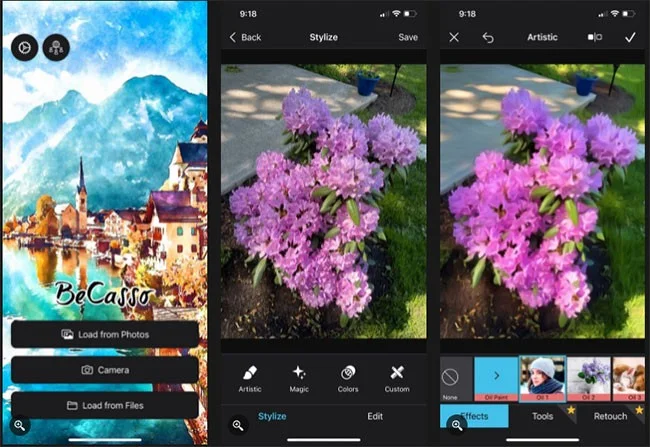 Top-apps om foto's op je telefoon om te zetten in schilderijen
