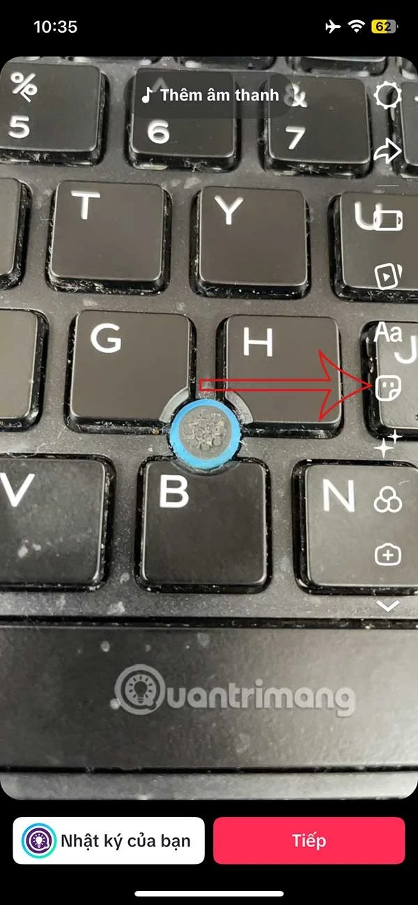 Instruções para separar fundos de fotos e criar adesivos diretamente no TikTok
