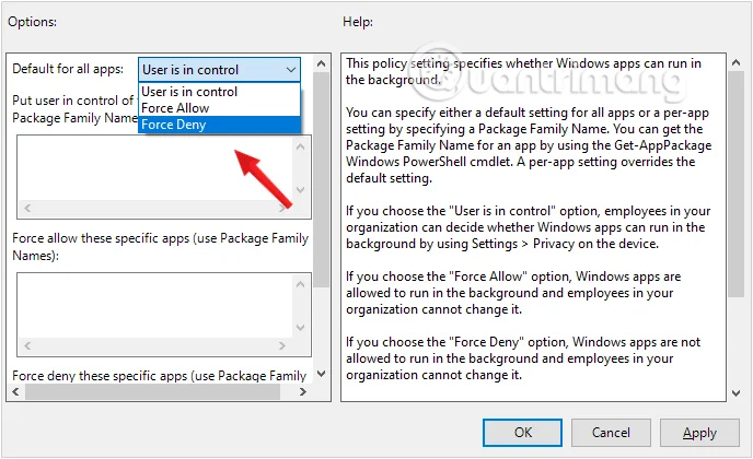 Bagaimana untuk mematikan aplikasi latar belakang pada Windows