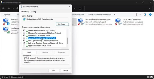 Cómo solucionar el error Sin acceso a Internet IPv4/IPv6 en Windows