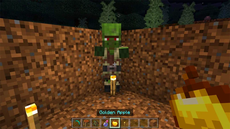 Hoe je een zombie-dorpeling in Minecraft geneest