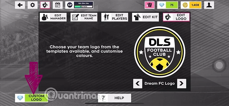 Cómo cambiar el logo del equipo de DLS 2022, cambiar el logo de Dream League Soccer 2022