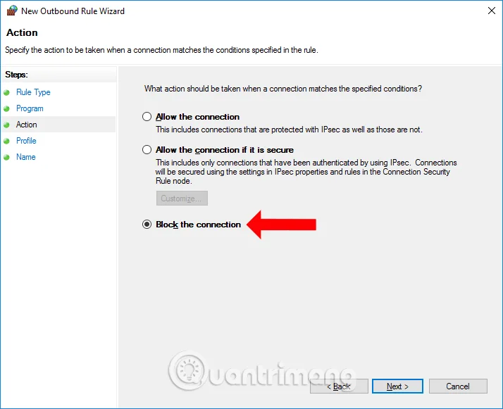 How to block Internet connection of Windows 10 software and applications