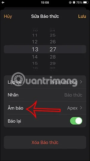 iPhone 알람을 진동으로 설정하고 소리는 내지 않는 방법