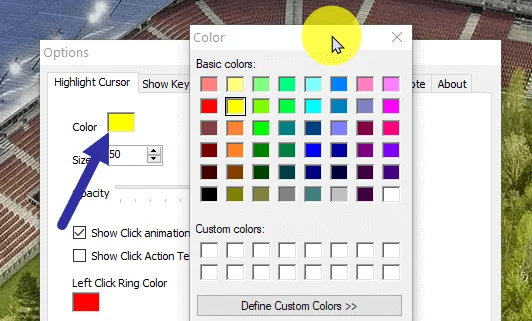 Instructies voor het markeren van de muisaanwijzer in Windows