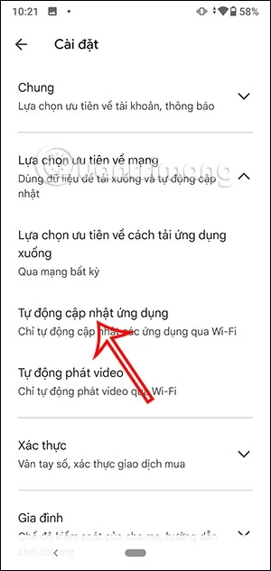 Android'de otomatik uygulama güncellemeleri nasıl kapatılır