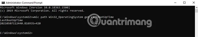 How to view Windows computer uptime