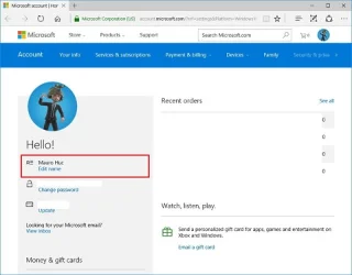 Instruções para alterar o nome de login no Windows 10