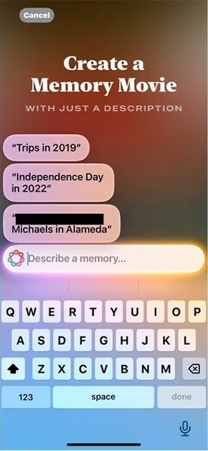 So erstellen Sie ein Erinnerungsvideo mit Apple Intelligence iPhone