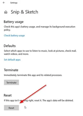 Fix Windows + Shift + S shortcut not working on Windows 10