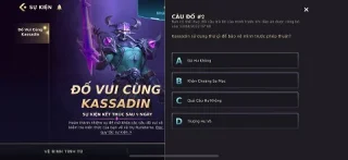 Wild Rift: Kassadin Quiz-evenementantwoorden