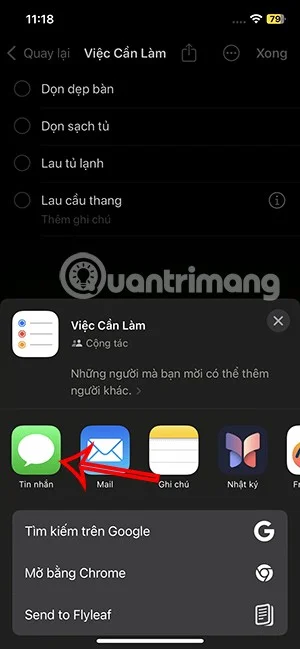 iPhone'da paylaşılan bir hatırlatıcı listesi nasıl oluşturulur