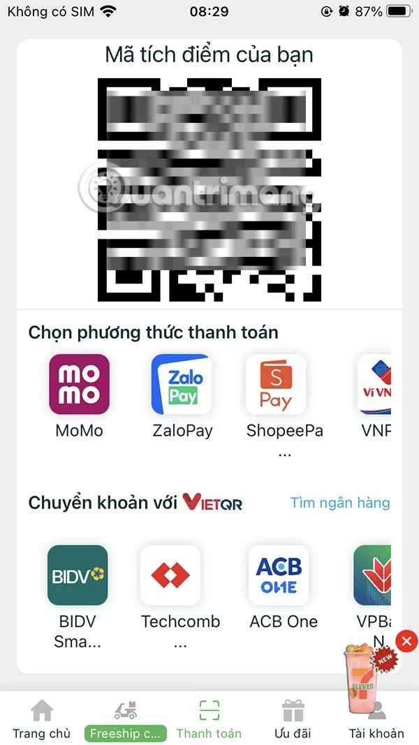 7-Eleven'da alışveriş talimatları