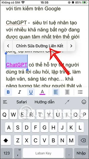 Cómo insertar un enlace en un documento de Google Docs