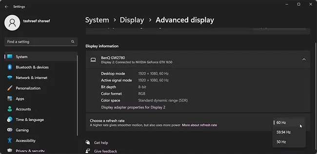 Cómo solucionar el error "Señal de entrada fuera de rango" en Windows