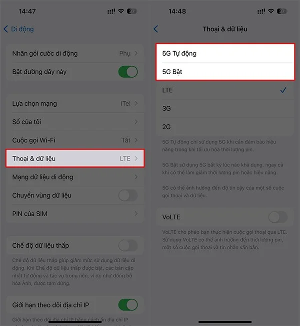 Telefonunuzun 5G'yi destekleyip desteklemediğini kontrol etme talimatları